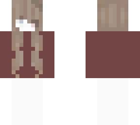 wine red brunette