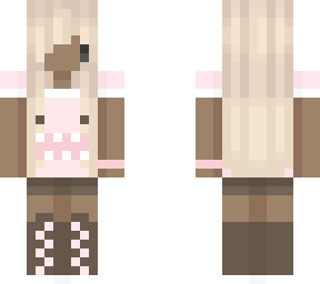 blk girl domo-kun (blond hair)