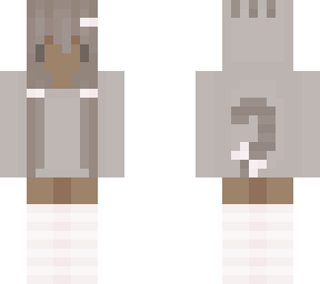 derpy blk girl cat hoodie (brown hair)