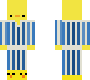 duck in pijama (slim arms)