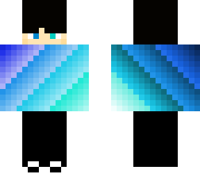 emo blue and green