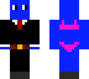 funny blue man