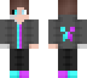 neon gamer boy - futuristic - robotic