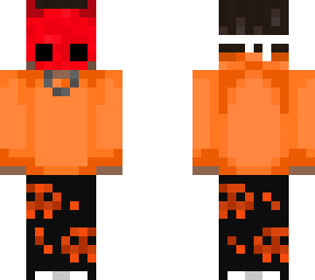 oni mask orange guy