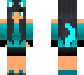 teal cat aphmau