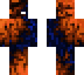 blue and orange