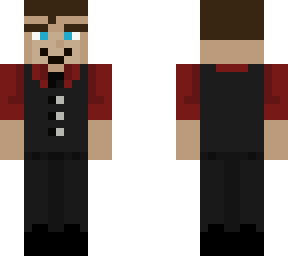 crimson suit