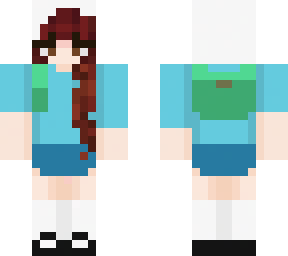 finn the human girl red hair