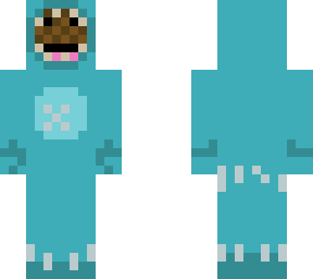 sackboy in blue alien costume