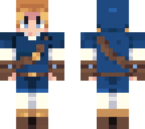 link de zelda blue