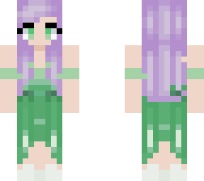 purple and green