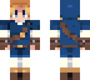 skin de link azul - zelda