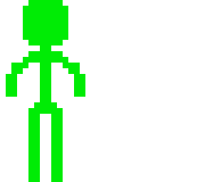 green stickman