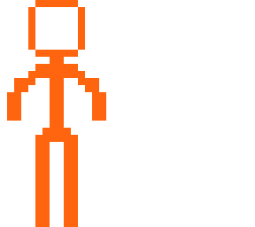 orange stickman