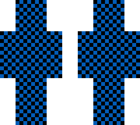 black & blue pixel