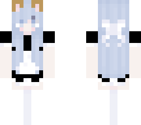 blue haired teddy maid