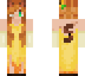 choco yellow dress