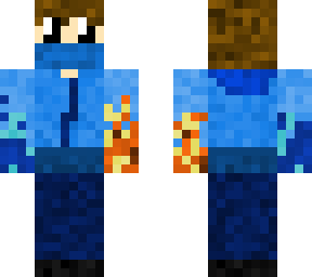 fire and ice hand boy