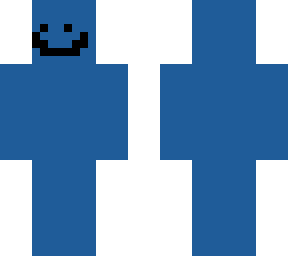 funny blue man