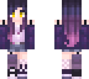 purple wolfgirl