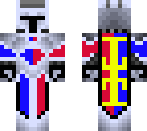 red and blue