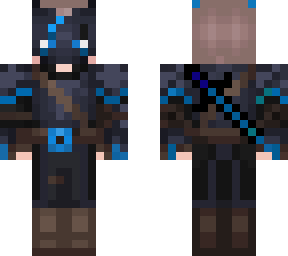 blue masked warrior