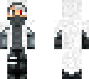 kakashi with random white-gray cape