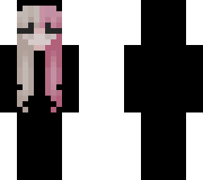 pink hair, black onesie girl 2.0