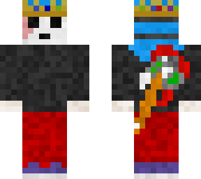 sallyface with technoblade crown