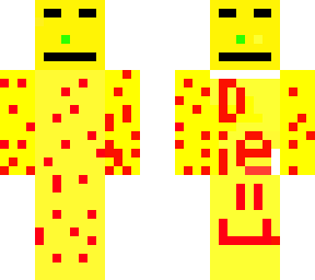 yellow guy that almost looks the same every side