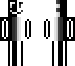 black and white