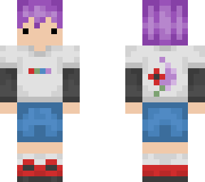 chaos purple hair