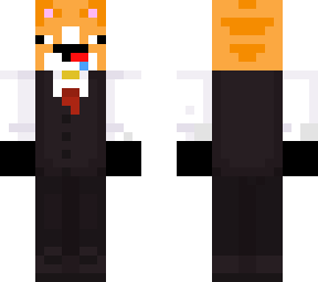 durpy orange cat waiter