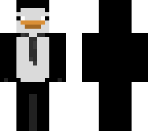 penguin with a simple tie