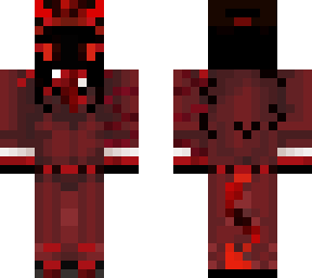 red skin with suit