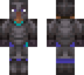 steve in heavy netherite armor