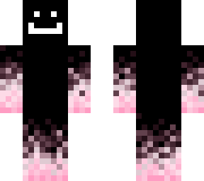 black to pink smiley
