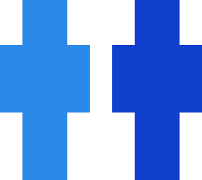 blue and white guy (j)