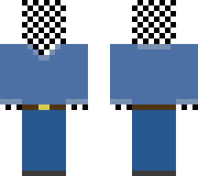 checkerboard man