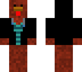 chicken wearing clothes