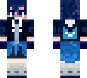 dark blue roblox skin