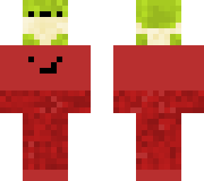 frog below red man