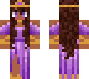 purple queen - black girl with gold jewelry