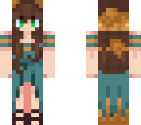 teal and gold summer dress