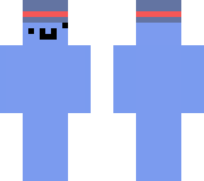 blob with a hat