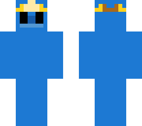 blue alien w/ crown