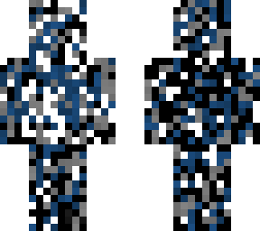 blue no face skin