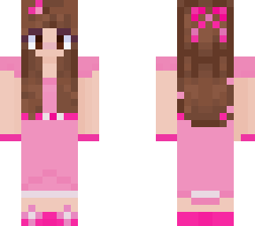 cute pink outfit with hairbow