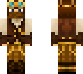 masked steampunk figure