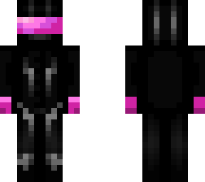 pink motorcyclist